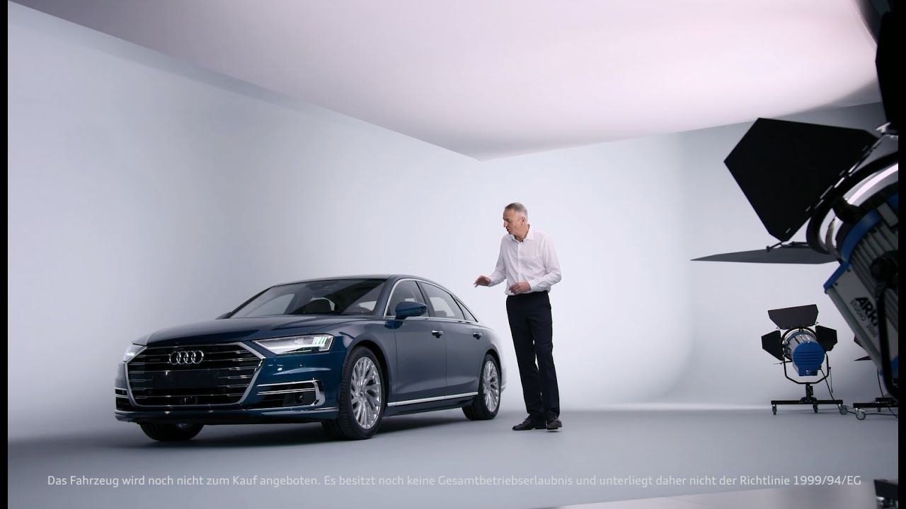 Presentation of the Audi A8 2018 with Martin Haven