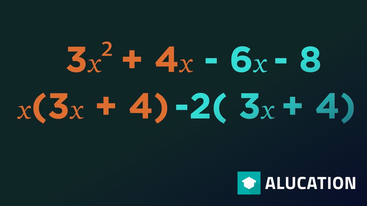 Factorising Quadratics: Non-Monic | Algebra | Maths | FuseSchool ...