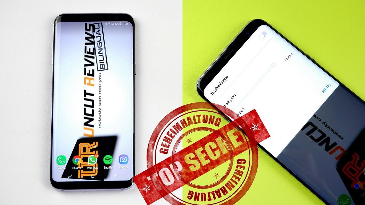 Android 7 GEHEIME Menüs Samsung Galaxy S8+ S8 | Smartphone Taschenlampe heller machen | Quicktips#2