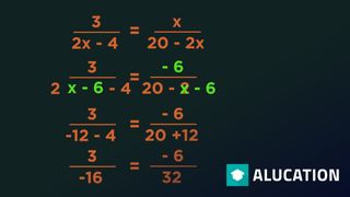 解决代数分数 代数 数学 Fuseschool Alugha