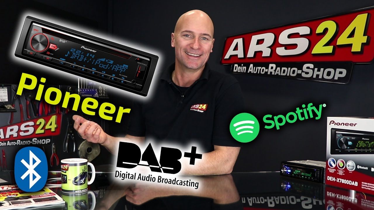 Carstereo with digital audio broadcasting DAB+ | Pioneer DEH-X7800DAB | REVIEW | ARS24.COM