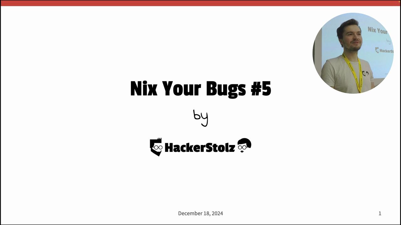 Nix Your Bugs #5 – alugha