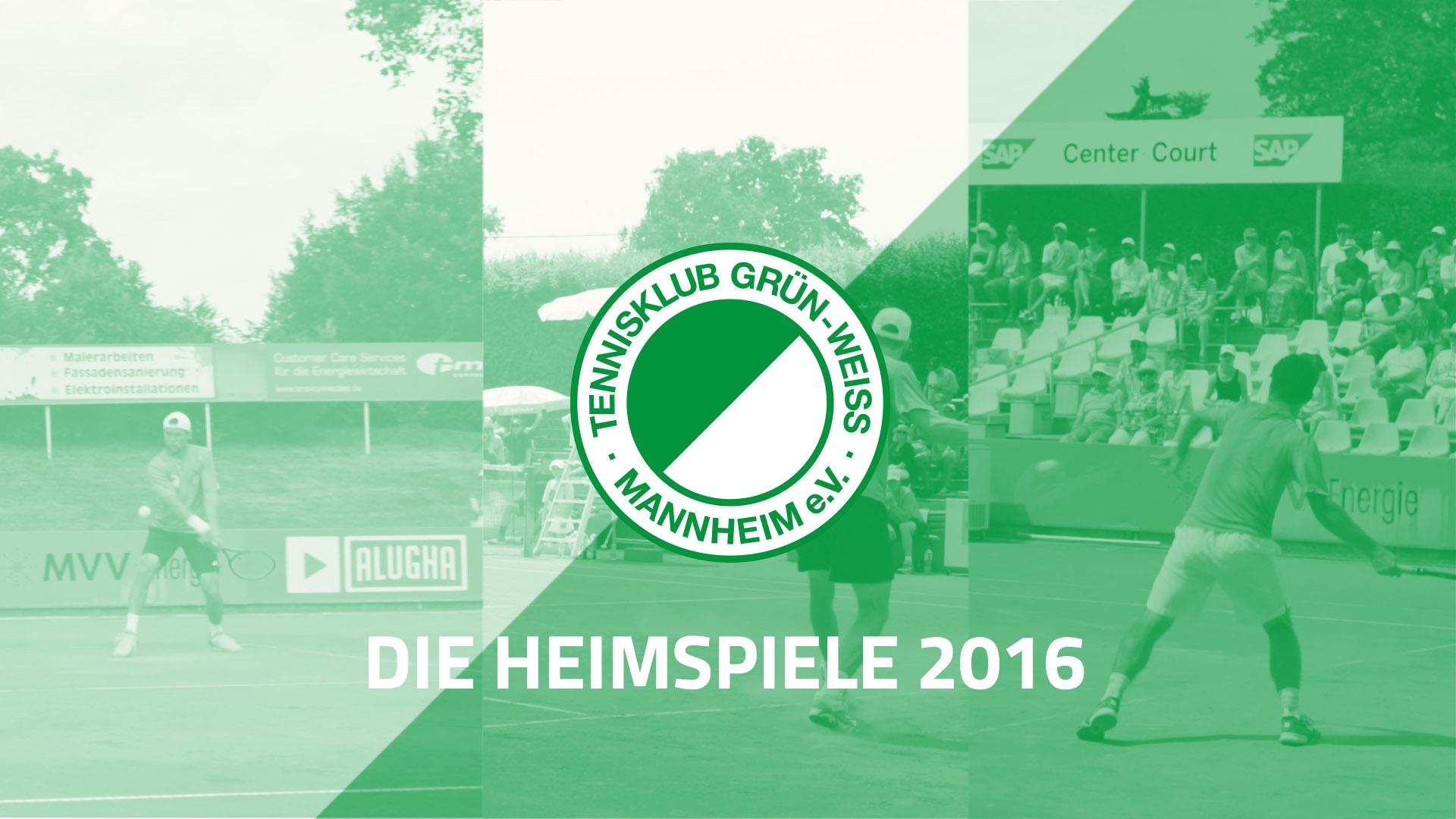 Grün-Weiss MA Home Games of the 2016 season
