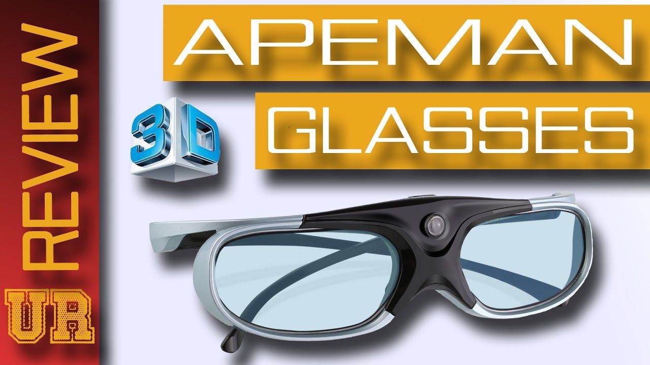 Apeman 3D DLP Glasses Review German & ENGLISH