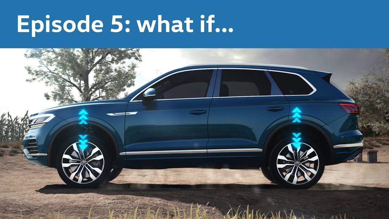 The allnew Touareg Air Suspension alugha