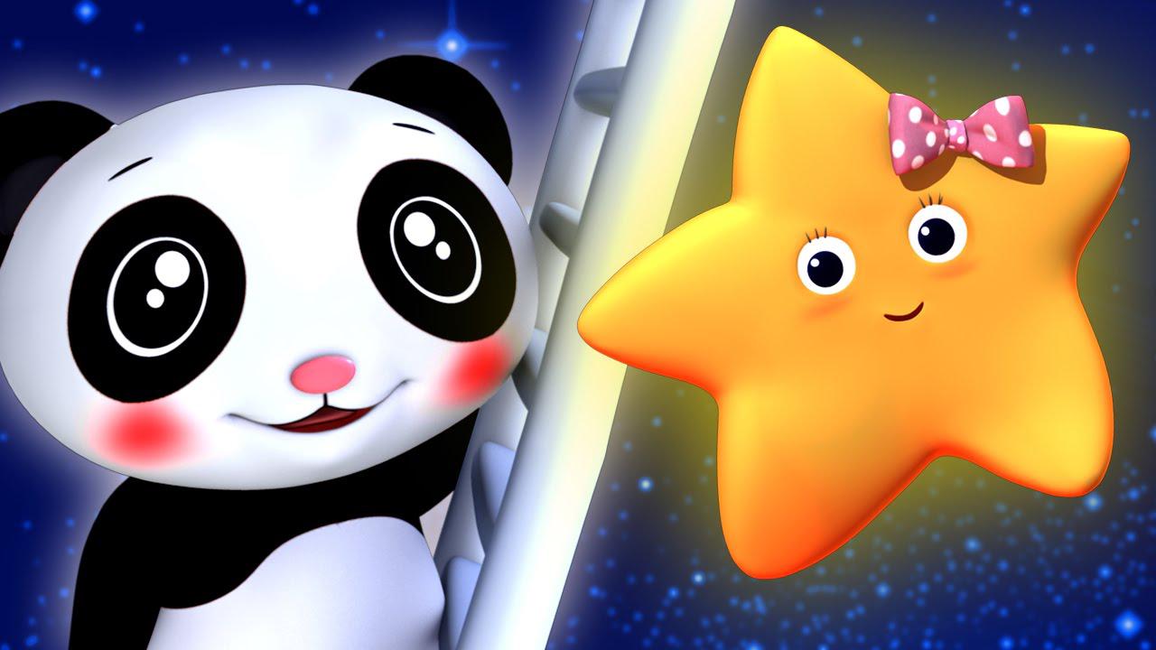 Star Light Star Bright | Nursery Rhyme With Twinkle Star & Baby Panda | by LittleBabyBum